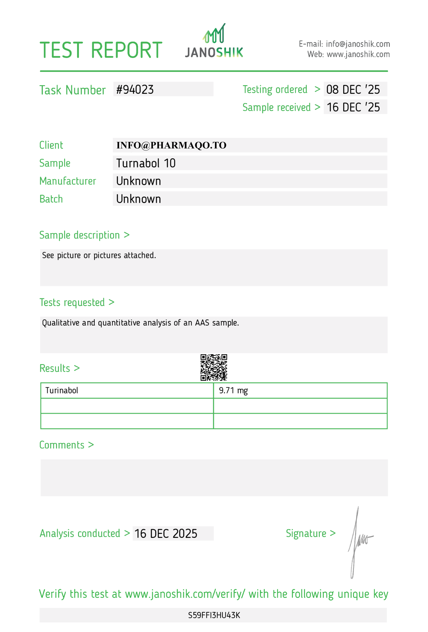 Turinabol 10mg